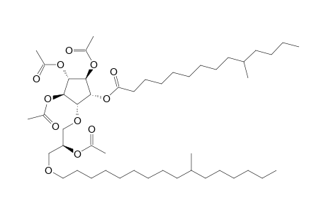 [(1R,2R,3S,4R,5R)-2,3,4-triacetoxy-5-[(2S)-2-acetoxy-3-(10-methylhexadecoxy)propoxy]cyclopentyl] 10-methyltetradecanoate