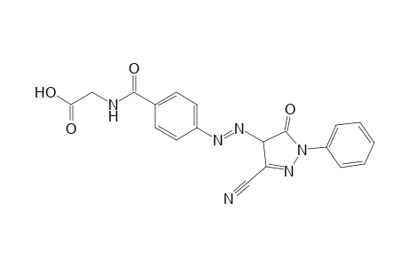Glycine, N-[4-[2-(3-cyano-4,5-dihydro-5-oxo-1-phenyl-1H-pyrazol-4-yl)diazenyl]benzoyl]-