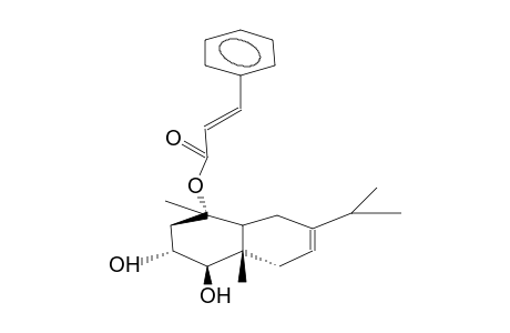 4beta-CINNAMOYLOXY-1beta,2beta-DIHYDROXYEUDESM-7(8)-ENE