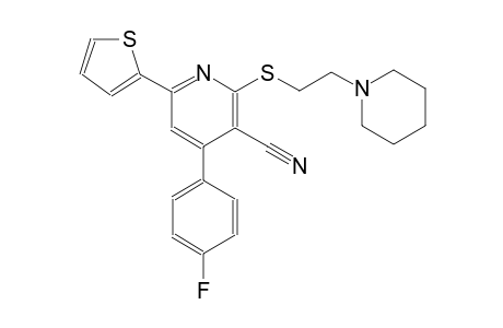 3-pyridinecarbonitrile, 4-(4-fluorophenyl)-2-[[2-(1-piperidinyl)ethyl]thio]-6-(2-thienyl)-