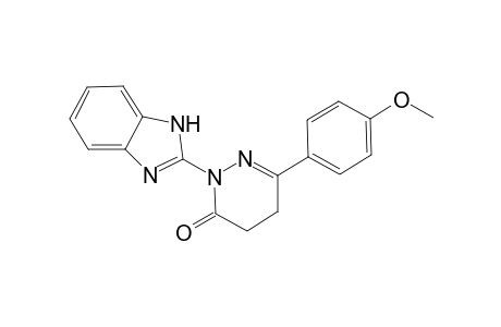 2-(1H-Benzimidazol-2-yl)-6-(4-methoxyphenyl)-4,5-dihydro-3(2H)-pyridazinone