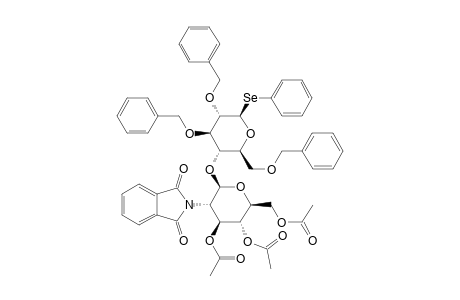 PHENYL-2,3,6-TRI-O-BENZYL-4-O-(3,4,6-TRI-O-ACETYL-2-DEOXY-2-PHTHALIMIDO-BETA-D-GLUCOPYRANOSYL)-1-SELENO-BETA-D-GLUCOPYRANOSIDE