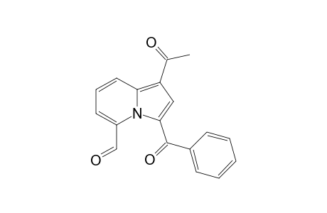 1-Acetyl-3-benzoyl-5-indolizinecarboxaldehyde