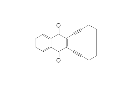 Cyclodeca-1,5-diyno[3,4-b]naphthalene-1,4-quinone