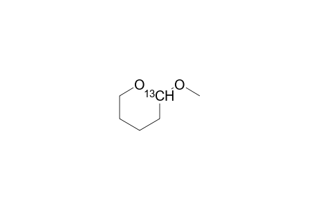 Tetrahydro-2-methxoy-2-[13C]-pyran