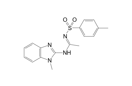 (E)-N-(1-Methyl-1H-benzimidazol-2-yl)-N'-tosylacetimidamide