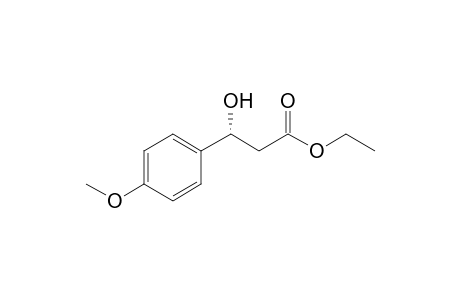 (3R)-Ethyl .beta.-hydroxy-.beta.-(p-methoxyphenyl)propionate