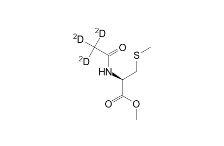 N-(Trideuterioacetyl)-S-(methyl)-cysteine Methyl Ester