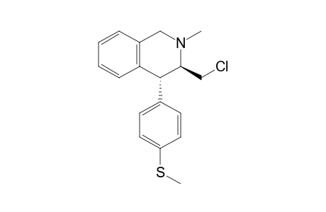 (3R,4R)-3-(chloromethyl)-2-methyl-4-(4-methylsulfanylphenyl)-3,4-dihydro-1H-isoquinoline