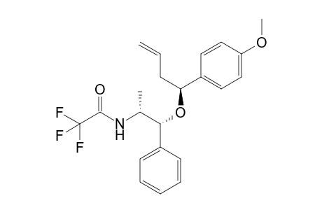 2,2,2-trifluoro-N-[(1R,2R)-1-[(1S)-1-(4-methoxyphenyl)but-3-enoxy]-1-phenylpropan-2-yl]acetamide