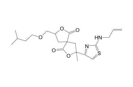 3-(2-(allylamino)thiazol-4-yl)-8-((isopentyloxy)methyl)-3-methyl-2,7-dioxaspiro[4.4]nonane-1,6-dione