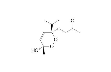 (2S*,5R*)-2,5-Epidioxy-2-hydroxy-5-isopropyl-3-nonen-8-one