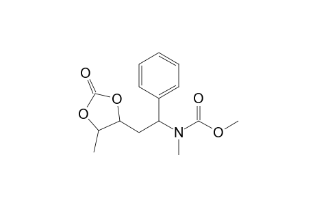 (1RS,3RS,4RS)-4-[2'-(N-Methoxycarbonyl-N-methylamino)-2'-phenylethyl]-5-methyl-1,3-dioxaolan-2-one