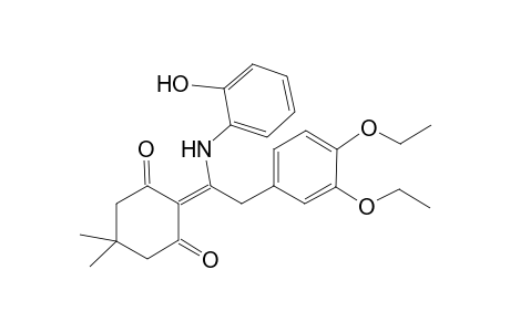 1,3-Cyclohexanedione, 2-[2-(3,4-diethoxyphenyl)-1-[(2-hydroxyphenyl)amino]ethylidene]-5,5-dimethyl-