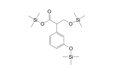 M-hydroxyphenylhydracrylate 3TMS
