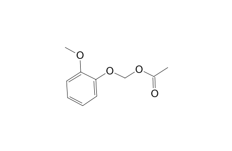Methanol, (o-methoxyphenoxy)-, acetate