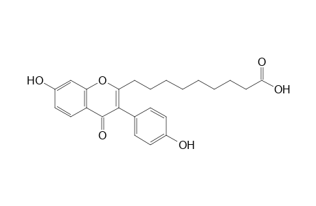 9-[3-(4-hydroxyphenyl)-7-oxidanyl-4-oxidanylidene-chromen-2-yl]nonanoic acid