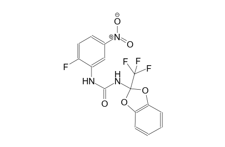 urea, N-(2-fluoro-5-nitrophenyl)-N'-[2-(trifluoromethyl)-1,3-benzodioxol-2-yl]-