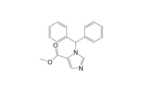 1H-Imidazole-5-carboxylic acid, 1-(diphenylmethyl)-, methyl ester