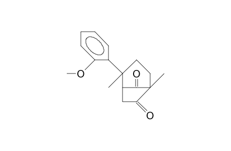 endo-2-(2-Methoxy-phenyl)-2,5-dimethyl-bicyclo(3.2.1)octane-6,8-dione