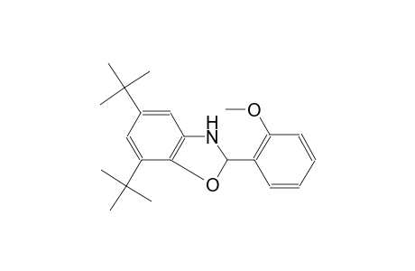benzoxazole, 5,7-bis(1,1-dimethylethyl)-2,3-dihydro-2-(2-methoxyphenyl)-