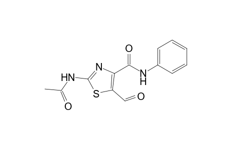 2-Acetylamino-4-phenylaminocarbonylthiazole-5-carboxaldehyde