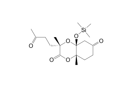 (3S,4aS,8aS)-3-(3-ketobutyl)-3,8a-dimethyl-4a-trimethylsilyloxy-7,8-dihydro-5H-benzo[e][1,4]dioxine-2,6-quinone