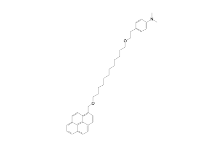1-[2-(N,N-Dimethylanilino)ethoxy]-12-(1-pyrenylmethoxy)dodecane