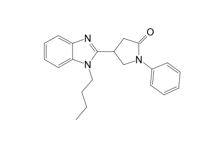 4-(1-butyl-2-benzimidazolyl)-1-phenyl-2-pyrrolidinone