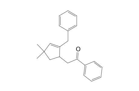 2-[4,4-Dimethyl-2-(phenylmethyl)-2-cyclopenten-1-yl]-1-phenylethanone