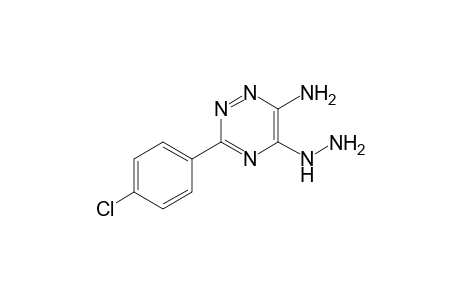 6-Amino-5-hydrazino-3-(4-chlorophenyl)-1,2,4-triazine