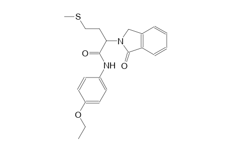 1H-isoindole-2-acetamide, N-(4-ethoxyphenyl)-2,3-dihydro-alpha-[2-(methylthio)ethyl]-1-oxo-