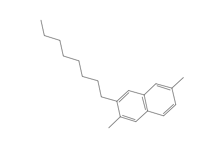 Naphthalene, 2,6-dimethyl-3-octyl-