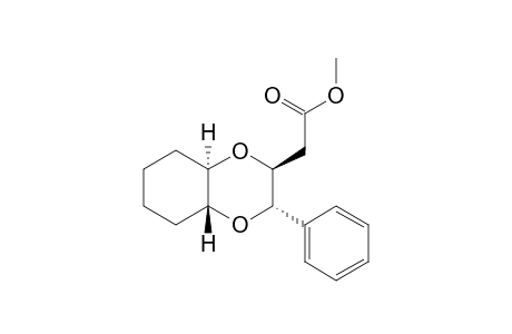 Methyl [(2S,3S,4aR,8aR)-3-phenyloctahydro-1,4-benzodioxin-2-yl]acetate