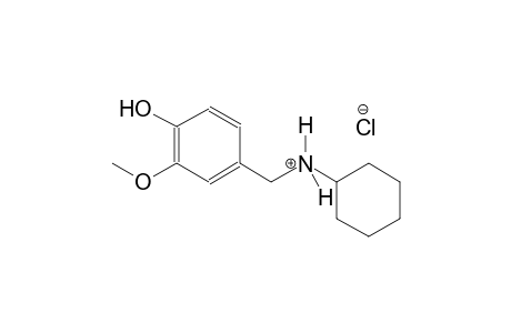 benzenemethanaminium, N-cyclohexyl-4-hydroxy-3-methoxy-, chloride