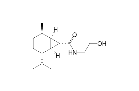 (1R,2R,5S,6S,7S)-N-(2-Hydroxyethyl)-2-methyl-5-(1-methylethyl)bicyclo[4.1.0]heptane-7-carboxamide