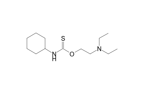O-(2-diethylaminoethyl) N-cyclohexylcarbamothioate