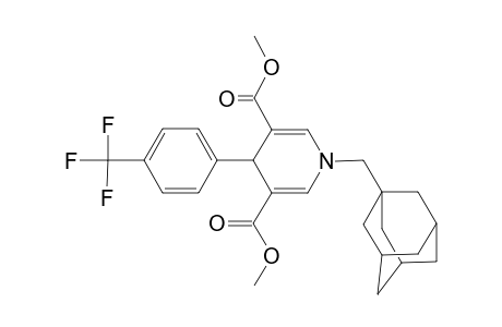 1-(1-adamantylmethyl)-4-[4-(trifluoromethyl)phenyl]-4H-pyridine-3,5-dicarboxylic acid dimethyl ester