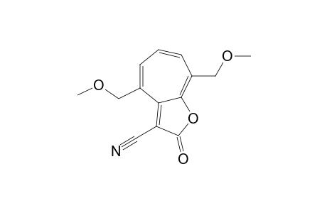 3-Cyano-4,8-bis(methoxymethyl)-1-oxa-2-oxo-1,2-dihydroazulene
