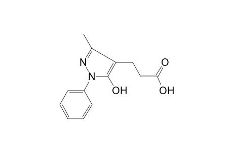 3-(5-Hydroxy-3-methyl-1-phenyl-1H-pyrazol-4-yl)-propionic acid