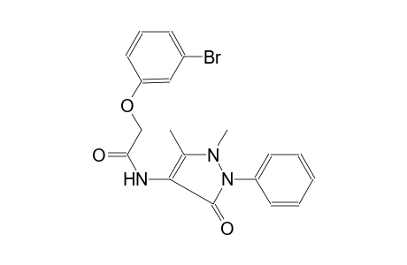 acetamide, 2-(3-bromophenoxy)-N-(2,3-dihydro-1,5-dimethyl-3-oxo-2-phenyl-1H-pyrazol-4-yl)-