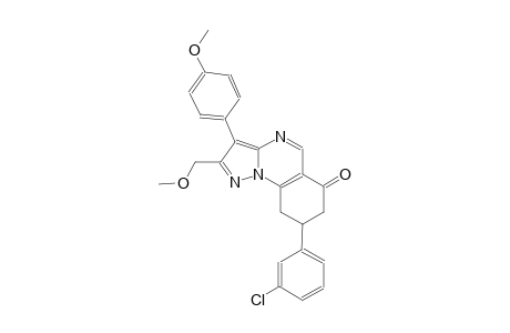 pyrazolo[1,5-a]quinazolin-6(7H)-one, 8-(3-chlorophenyl)-8,9-dihydro-2-(methoxymethyl)-3-(4-methoxyphenyl)-