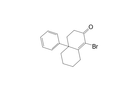 2(3H)-Naphthalenone, 1-bromo-4,4a,5,6,7,8-hexahydro-4a-phenyl-