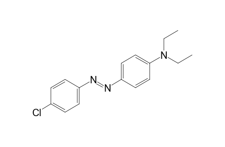 p-[(p-chlorophenyl)azo]-N,N-diethylaniline