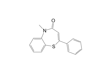 1,5-Benzothiazepin-4(5H)-one, 5-methyl-2-phenyl-