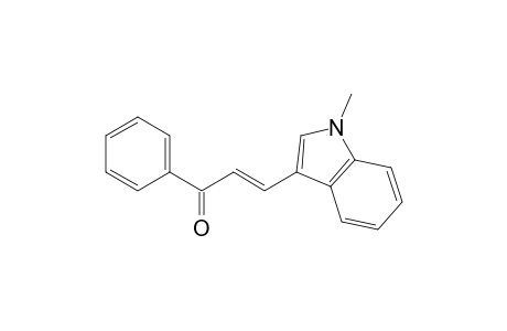 (E)-3-(1-methyl-3-indolyl)-1-phenyl-2-propen-1-one