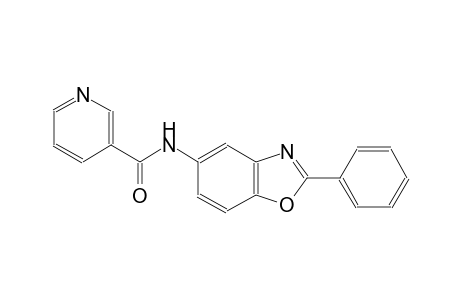 3-pyridinecarboxamide, N-(2-phenyl-5-benzoxazolyl)-