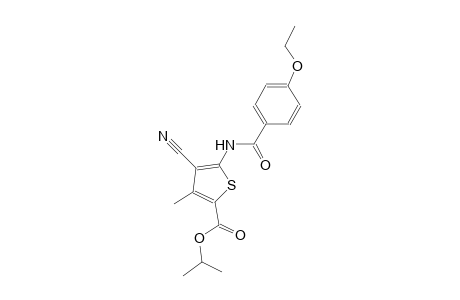 isopropyl 4-cyano-5-[(4-ethoxybenzoyl)amino]-3-methyl-2-thiophenecarboxylate