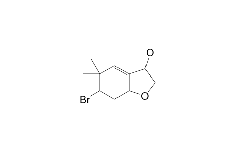 6(S*)-Bromo-1,4(R*)-oxido-3(8)(E)-ochtoden-2(R*)-ol