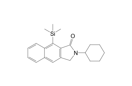 2-cyclohexyl-4-trimethylsilyl-1H-benzo[f]isoindol-3-one